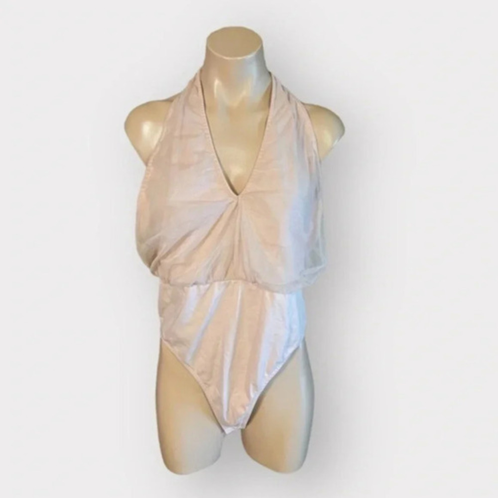 ASOS Women’s Blush Pink Tulle Size 10 Bodysuit